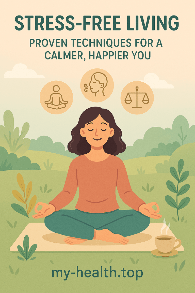 stress-free living proven techniques for a calmer happier you