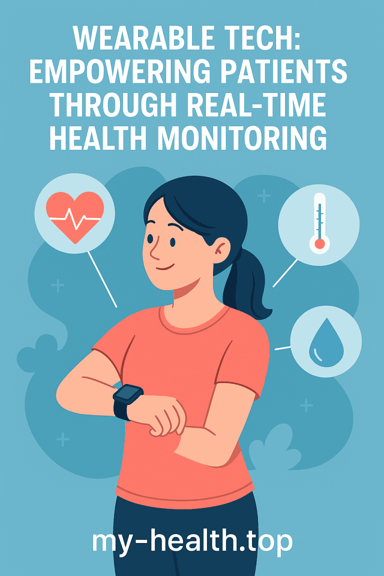 wearable tech empowering patients through real-time health monitoring